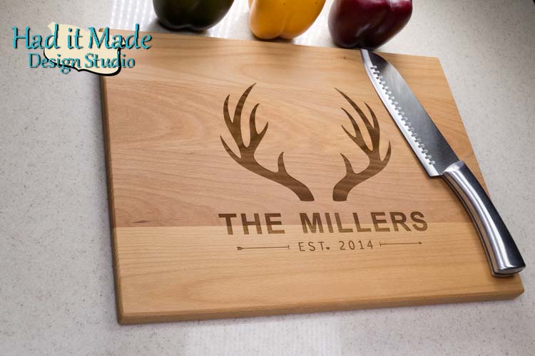 Deer Antlers Cutting Board Antlers1