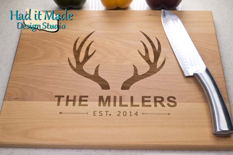Deer Antlers Cutting Board Antlers1