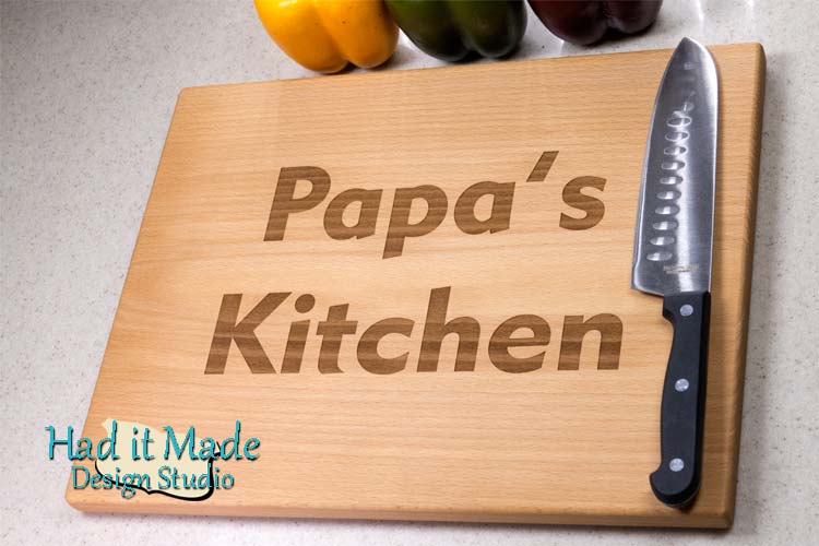 Papa's Kitchen Cutting Board P1