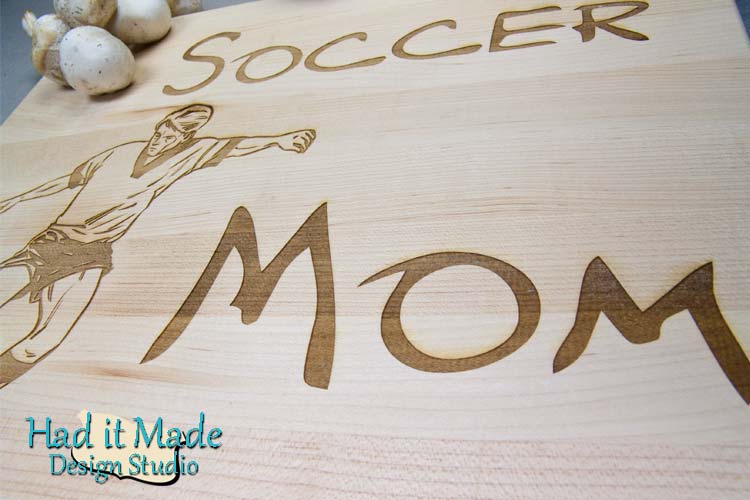 Soccer Mom Cutting Board SOCCER1